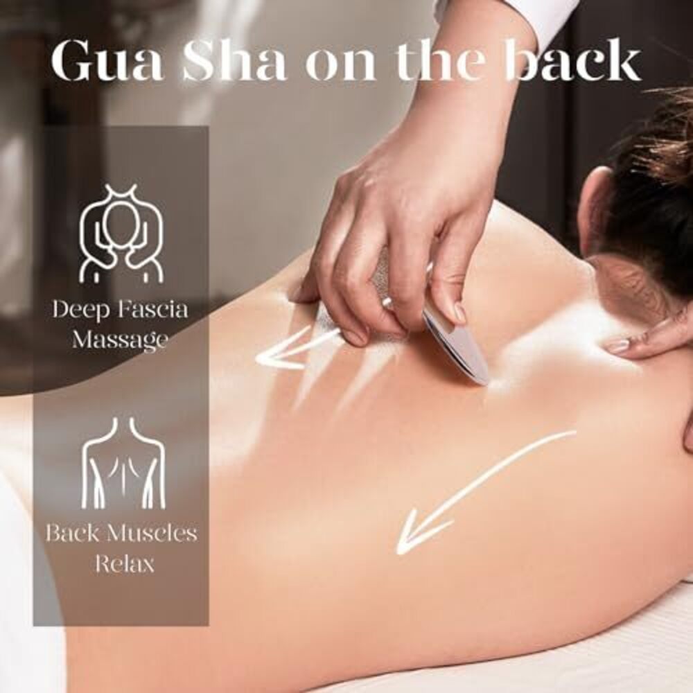 Icyme Stainless Steel Gua Sha Facial Massager Tools - Picture 2 of 5